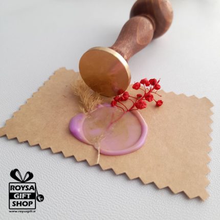 مهر سری برنجی دایره 3.5 سانتی بدون حکاکی