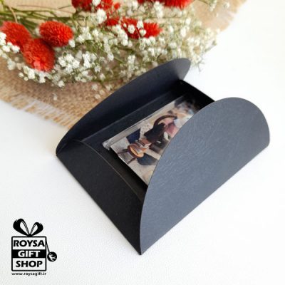 پاکت دو طرف دالبوری 7 در 10 سانت مشکی