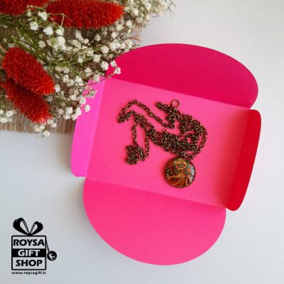 پاکت دو طرف دالبوری 7 در 10 سانت صورتی