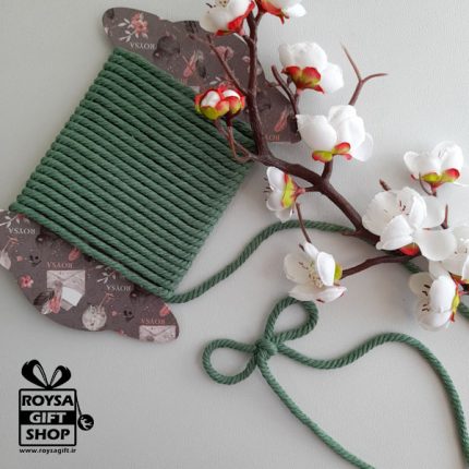 نخ پنبه ای-سبز- 5میل-پک 30 متری