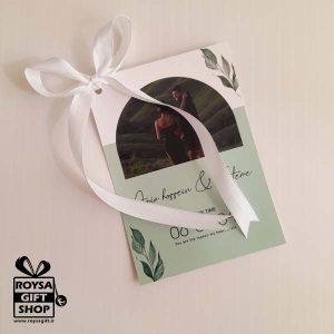 گیفت کارت تزیین شده عروسی